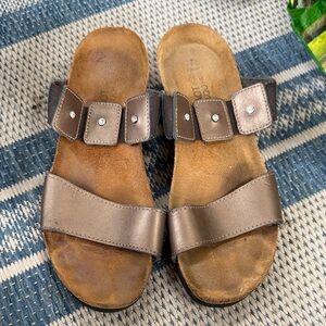 Naot Bronze Sandals